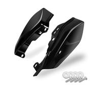 Deflectores de Calor de Aire de Marco Medio Negro Vivo para Harley Davidson Touring Street Glide Road Glide Electra Glide Road King Ultra Limited Tri Glide CVO