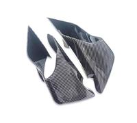 Deflectores De Carenado para YZF-R1 para YZF-R3 para YZF-R25 2015-2023 Winglets Aerodinámicos para Motocicleta Kit De Carenado De ala De Viento Fija Alerón Motocicleta(Carbon Fiber Look)
