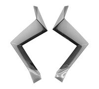 Deflectores De Carenado para ZONTES para 368G 2024 2025 2026 Cubierta De Carenado De Pierna Motocicleta Deflectores Laterales Aire Decoración del Alerón Alerón Motocicleta(Grey)