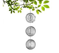 Deflectores de pájaros para Exteriores, Giratorio de Viento Colgante - Reflectores de pájaros de Espejo 3D - para Patio al Aire Libre, Porche, Patio, balcón, terraza Ventana