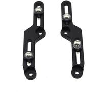 Deflectores de Parabrisas Ajustadores de Parabrisas para Motocicleta. Soporte para NC700S y NC750S (2012-2017 2018)(Negro)