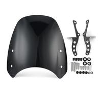 Deflectores De Parabrisas Motocicleta para Kawasaki para Eliminator 500 2024-2025 Protector De Carenado, Alerón Y Deflector Delantero Carenado De Viento(Negro)