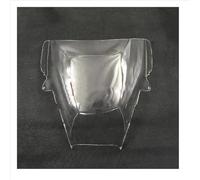 Deflectores De Parabrisas para Motocicleta para VFR800 Interceptor 1998-2001 Protector Visera Carenado Extensión Escudo Superior Delantero Alerón(Transparente)