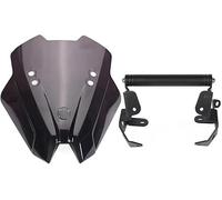 deflectores de Parabrisas Soporte de extensión de navegación para Parabrisas de Motocicleta CB750 para Hornet 750 2023 2024(Shield and Bracket)