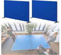 Deflectores De Tenis Barrera/Borde/perímetro para Cancha De Tenis De Mesa Y Pelotas De Ping-Pong Bloques De Barrera para Competición En Club Valla(Set of 2,200x72cm/78.7x28.3in)