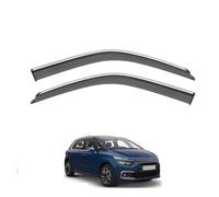 Deflectores De Ventana para C4 Picasso 5-Seater 2pcs MK2 2013-2018, Protectores Lluvia Adhesivos Externos Cortavientos Anti-UV Y Anti-Vaho