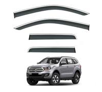 Deflectores De Ventana para Everest MK2-U375-UA 2016-2022, Protectores Lluvia Adhesivos Externos Cortavientos Anti-UV Y Anti-Vaho