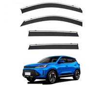 Deflectores De Ventana para Kaiyi X3/X3 Pro MK1 2023-2025, Protectores Lluvia Adhesivos Externos Cortavientos Anti-UV Y Anti-Vaho