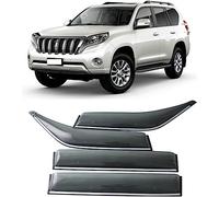 Deflectores de Ventanilla para Land Cruiser Prado 150 Fj150 2010-2020 Antiviento y Antilluvia Reducción de Ruido | Fácil Instalación