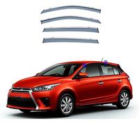 Deflectores de Ventanilla para Toyota Yaris L 5D XP150 2014-2022 Antiviento y Antilluvia Reducción de Ruido | Fácil Instalación