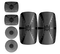 Deflectores de ventilación, Air Baffle, Car Outlet Shield, diseño antiviento, interior de control de viento para accesorios de confort automotriz, material de viaje de carretera, material ABS fácil de