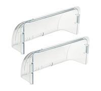 Deflectores de ventilación ajustables para calor y cubierta, resistentes, irrompibles, con diseño seguro de imán, 2 piezas de cubiertas deflectoras para hogar, paredes laterales, registros de techo