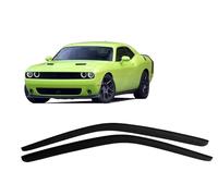 Deflectores de Viento Aire para Dodge Challenger 2008-2023, Derivabrisas de Aire Cortavientos Protector Ventanas Laterales
