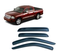 Deflectores de Viento Aire para Dodge Dakota Quad Cab 2005-2011, Derivabrisas de Aire Cortavientos Protector Ventanas Laterales