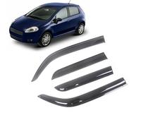 Deflectores de Viento Aire para FIAT Grande Punto 2005-2009, Derivabrisas de Aire Cortavientos Protector Ventanas Laterales