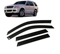 Deflectores de Viento Aire para Ford Explorer 2002-2005, Derivabrisas de Aire Cortavientos Protector Ventanas Laterales