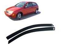 Deflectores de Viento Aire para Ford Focus C170 ZX3 Coupe 2000-2007, Derivabrisas de Aire Cortavientos Protector Ventanas Laterales