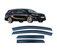 Deflectores de Viento Aire para KIA CEED 2012-2018 Hatchback Euro, Derivabrisas de Aire Cortavientos Protector Ventanas Laterales
