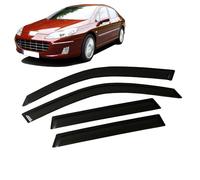 Deflectores de Viento Aire para Peugeot 407 5-Door 2004-2011, Derivabrisas de Aire Cortavientos Protector Ventanas Laterales