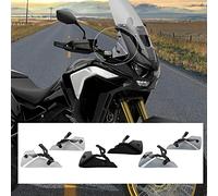 Deflectores de Viento de Flujo de Aire para CRF1100L CRF 1100 L CRF 1100L Adventure ADV 2020-2023 Parabrisas de Moto Guardamanos Paneles Laterales de ventilación Frontal Superior Carenado (Claro)