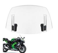 Deflectores de viento de motocicleta ajustables con clip para parabrisas, accesorio de extensión para parabrisas de bicicleta de carretera y motocicleta