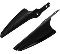 Deflectores de Viento Negros de Montaje en Horquilla Delantera para Parabrisas de Harley Touring, Road King, Street Glide y Electra (1995-2023).