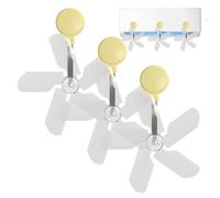 Deflectores de viento para aire acondicionado, deflectores de dirección ajustable de 360 grados | 3 ventiladores deflectores de aire acondicionado | Aire acondicionado con ventosa fuerte | Ventilador