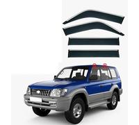 Deflectores de viento para automóviles Car Wind Deflectors for Toyota Prado FJ90 MK2-J90 1997-2000 2001, Deflector Shield Side Window Sun Rain Guards Window Visor Rain Guards Stick-on Fitment