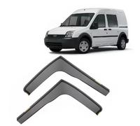 Deflectores de viento para Ford Transit Tourneo Connect MK1 2002-2013 Van | In-Channel - Deflectores de aire para ventanas laterales de coche, color gris ahumado, 2 unidades