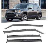Deflectores de Viento para Jeep Renegade 2016-2019 Deflector de Lluvia Deportivo Deflector de Lluvia Cortavientos Ventana Coche