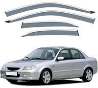 Deflectores De Viento para Mazda 323 BJ 1998-2003, Deflectores De Ventana Lateral De Coche, Visera Solar Protector De Lluvia