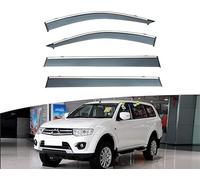 Deflectores de Viento para Mitsubishi Pajero Sport 1999-2022 Cortavientos Ventana Coche de Aire Puertas Delanteras Juego