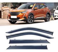 Deflectores de Viento para Peugeot 2008 2020-2022 Deflector de Lluvia Deportivo Deflector de Lluvia Cortavientos Ventana Coche