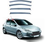 Deflectores de Viento para Peugeot 307 2004-2022 Deflector de Lluvia Deportivo Deflector de Lluvia Cortavientos Ventana Coche