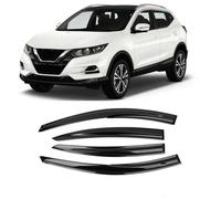 Deflectores De Viento para Puertas 4 Uds Deflector Ventana para Nissan para Qashqai 2015-2021 Visera Ventana Lateral Coche Protector Ventilación ProteccióN Nieve
