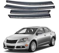 Deflectores de Viento para Suzuki Kizashi 2010-2019 Deflector de Lluvia Deportivo Deflector de Lluvia Cortavientos Ventana Coche