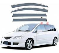 Deflectores de Viento para Ventanas Laterales para Mazda 5 MK1-CP 1999-2002 2003 2004, Protector contra Lluvia y Viento, Accesorios Coche de Fácil Instalación