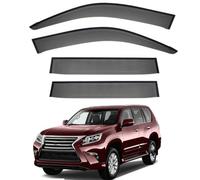 Deflectores de Viento ventanillas para Lexus GX460/GX400 MK2-J150 2010-2021, de Coche Adhesivos de Montaje Exterior Protectores contra Lluvia y Viento,4PCS