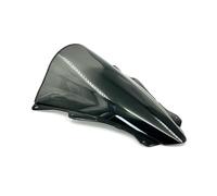 Deflectores Parabrisas para K&awasaki para N&inja para ZX-4RR para ZX4RR para ZX-4R para ZX4R 2023+ Accesorios M&Oto Doble Burbuja Visera Parabrisas Deflector de 1 PCS Deflector Viento(A Dark Smoke)