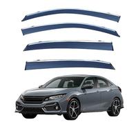Deflectores Ventanilla Coche para Toyota Civic Hatchback MK10/FK4-8 2016-2020, Deflectores de Viento Deflector de Lluvia, Reducción de Ruido y Turbulencias del Aire