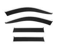 Deflectores ventanilla para BMW Ix1 U11 2023-2025 Tiras Cromadas contra Lluvia Distancia Entre Ejes Corta Ventana Visera Viento Ventilación Tonos