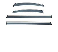 Deflectores ventanilla para Toyota Alphard AGH30 AH40 2015-2025 Tiras Cromadas Protectores Lluvia Visera Ventana Deflectores Viento Tonos Ventvisor(AH30 15-22 B)