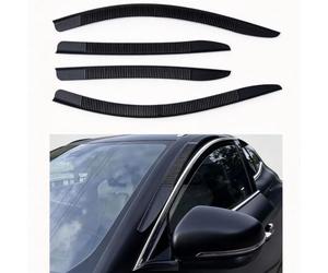 Deflectores Viento Coche para Lancia Musa 2004-2012 | Coche Derivabrisas Estilo Carbono Visera Ventana Vierteaguas Protector Protector de Lluvia Exterior Adhesivo