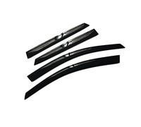 Deflectores Viento de Aire para X3 F25 2011 2012 2013 2014 2015 2016 2017 Deflectores Car Side Windows Visor Deflector de Viento(Black)