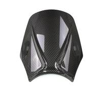 Deflectores Viento Moto 22MM 28MM 25MM Manillar Universal Motocicleta Cubiertas Redondas Faros Delanteros Parabrisas Deflectores Viento(Carbon Fiber Pattern)