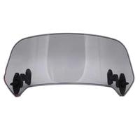 Deflectores Viento Moto para Z750 para KLR650 para Versys650 Deflector con Abrazadera Extensión Parabrisas Motocicleta Alerón Ajustable(Grey Big)