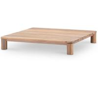 Defora Home Mesa baja madera 150x150 pata cilíndrica
