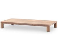 Defora Home Mesa baja madera 200x100 pata cilíndrica