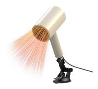 Defroster - Calefactor portátil para coche, ventilador de parabrisas que desguace, accesorio para soporte de aspiración, circulación rápida de aire caliente, compacto