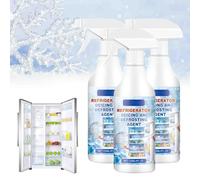 Defrosting Spray for Fridge Freezer,120ml Refrigerator Defrosting Deicer Spray, Refrigerator Cleaner Inside Spray, Fridge Freezer Defrosting Spray, Fast Defrost Removal (3pc)